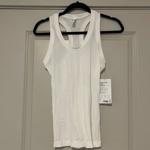 White sleeveless workout tank. Brand new from athleta